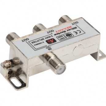 Делитель антенный REXANT F-типа на 3 TV + F-разъемы 5-1000 МГц