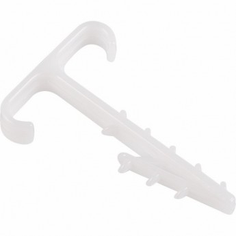 Дюбель-хомут REXANT нейлоновый Т-образный белый, 100 шт.