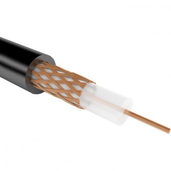 Кабель коаксиальный REXANT РК 75-4-11А черный 200 м