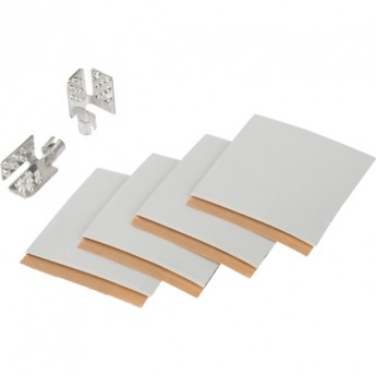 Монтажный комплект REXANT для пленочного пола (2 монтажных зажима, винил мастика 5х5см) Монтажный комплект REXANT для пленочного пола (2 монтажных зажима, винил мастика 5х5см)