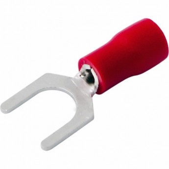 Наконечник вилочный REXANT 5.3 мм 0.5-1.5 мм² изолированный красный