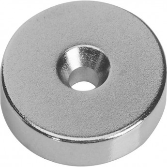 Неодимовый магнитный диск REXANT 30х5 мм с зенковкой 10х5.5 мм