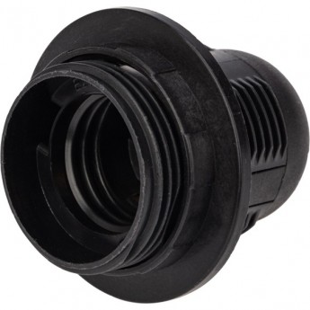 Патрон REXANT Е27 пластиковый термостойкий подвесной с кольцом черный