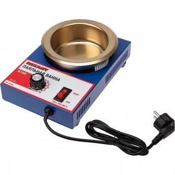 Паяльная ванна REXANT, модель R100, 300 Вт, ø 100 мм, 200-480 °C