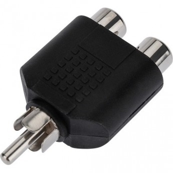 Переходник REXANT штекер RCA - 2 гнезда RCA Переходник REXANT штекер RCA - 2 гнезда RCA