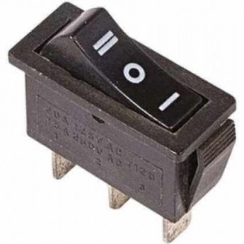 Переключатель клавишный REXANT RWB-411 250V 15А черный с нейтралью