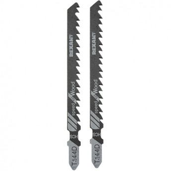 Пилка для электролобзика REXANT T144D 100 мм 6 з/д 8-60 мм, 2 шт. Пилка для электролобзика REXANT T144D 100 мм 6 з/д 8-60 мм, 2 шт.