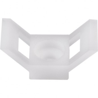 Площадка для крепления стяжки REXANT (ПС-2) 29x15 мм, белая, упаковка 100 шт.