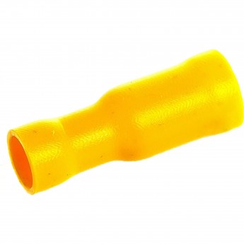 Разъем штекерный REXANT изолированный гнездо 5 мм 4-6 мм² (РШи-м 6.0-5/РШИм 5,5-6-4) желтый Разъем штекерный REXANT изолированный гнездо 5 мм 4-6 мм² (РШи-м 6.0-5/РШИм 5,5-6-4) желтый