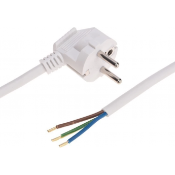 Шнур электрический REXANT с вилкой ПВС 3х1,5 мм2 1,5м, белый Шнур электрический REXANT с вилкой ПВС 3х1,5 мм2 1,5м, белый