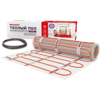 Теплый пол REXANT EXTRA нагревательный мат 2 м²