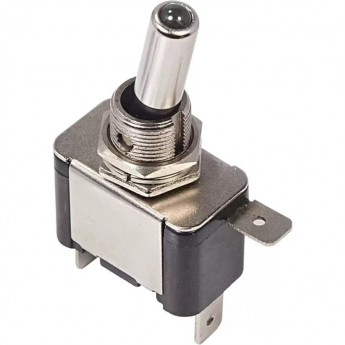 Тумблер REXANT ASW-07D, 12V 20А (3c) ON-OFF однополюсный с синей LED подсветкой (индивидуальная упаковка 1 шт)