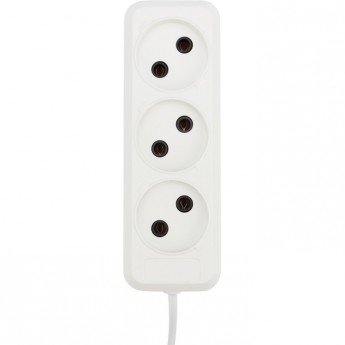 Удлинитель REXANT 3 гнезда 10 м 2х0.75 мм² б/з белый Удлинитель REXANT 3 гнезда 10 м 2х0.75 мм² б/з белый