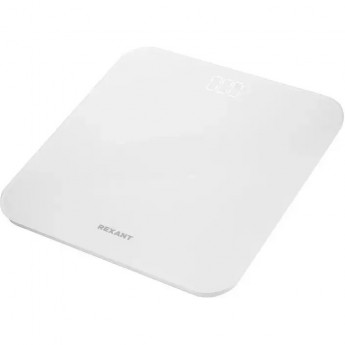 Весы REXANT напольные электронные, белые/стекло/до 180 кг